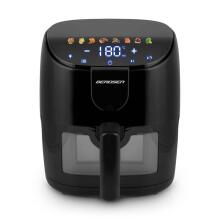 Eļļas brīvais friteuze Gaisa friteuze 4l Berdsen 1500W BD-658 melns