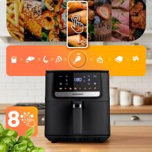 Фритюрница без масла Air fryer Berdsen BD-662 черная
