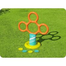 Frisbee Stand with Rings for Kids Bestawy