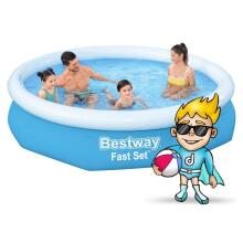 Bestway 57450 9-in-1 244 x 61 cm Inflatable Pool