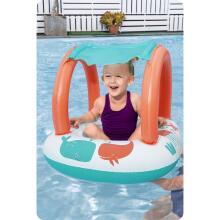 Inflatable pontoon for children with a canopy for swimming Bestway
