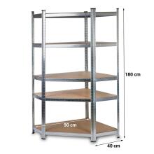 Corner Standing Shelf 180x90x40cm Humberg HR-817