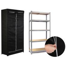 Metal storage shelf 180 x 90 x 40 cm Humberg HR-812 + free cover