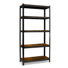 Metal warehouse shelf 180 x 90 x 40 cm Humberg HR-852 black