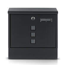 Mail box 34x30.5x10 cm anthracite HM-861