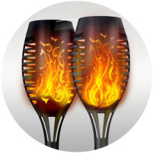 Solar Torch Light 2pcs Ilumen LS-100