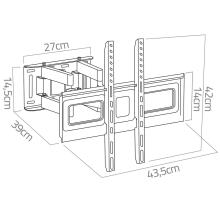 TV Mount for 32-80 Inch TVs Humberg 70 kg