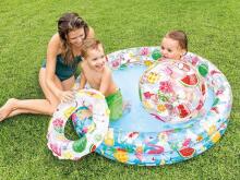 Inflatable Pool with Ring and Ball Set 122 x 25 cm INTEX 59460