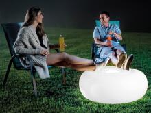 Floating Inflatable Pool Light Ottoman LED 86 x 33 cm INTEX 68697