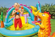 Inflatable Playground Dinosaurs 333 x 229 x 112 cm INTEX 57135