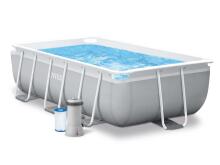 Frame Pool 300 x 175 x 80 cm 18 in 1 INTEX 26784 + Bubble Machine FREE