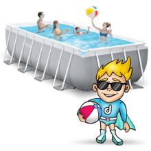 Intex 26792 21-in-1 Frame Pool 488 x 244 x 107 cm + Bubble Machine FREE