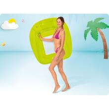 Peldēšanas krēsla matracis zaļš INTEX 56802
