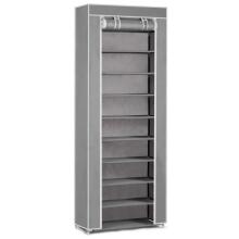 Massido Textile Shoe Cabinet - Gray