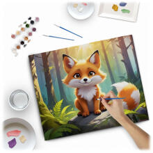 Painting by Numbers Image 40x50 cm Massido Fox