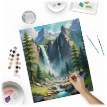 Painting by numbers image 40x50 cm Massido mountain landscape