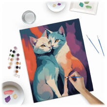Painting by Numbers Image 40x50 cm Massido Cats