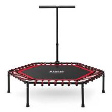 Fitness Trampoline with Handle 127 cm Neo-Sport - Hexagonal Red
