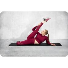 Exercise mat with holes thick 183 x 60 cm Neo-Sport - 192000 black