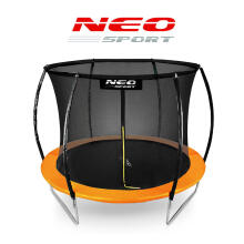 Shaped Garden Trampoline 8ft/252cm with Internal Net Neo-Sport