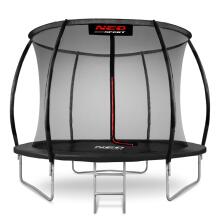 Shaped Garden Trampoline 8ft/252cm with Internal Net Neo-Sport