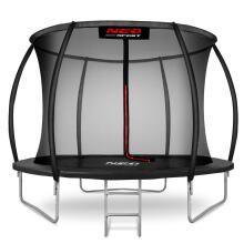 Shaped Garden Trampoline 10ft/312cm with Internal Net Neo-Sport