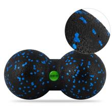 Double Massage and Fitness Ball NS-966 Black-Blue