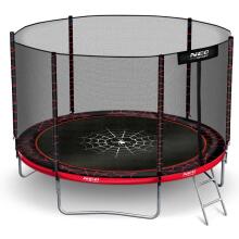 8ft/252cm Garden Trampoline with External Net and Ladder Neo-Sport