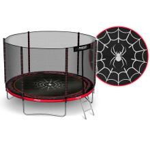 8ft/252cm Garden Trampoline with External Net and Ladder Neo-Sport