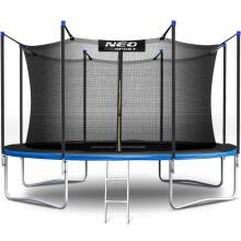 12ft/374cm Dārza Trampolīns ar Drošības Tīklu un Kāpņu Neo-Sport