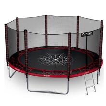 12ft/374cm Dārza Trampolīns ar Drošības Tīklu un Kāpņu Neo-Sport