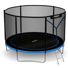10ft/312cm Garden Trampoline with External Net and Ladder Neo-Sport