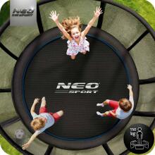 10ft/312cm Garden Trampoline with External Net and Ladder Neo-Sport