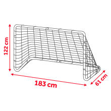 Futbola vārti 183 x 122 x 61cm NS-492 melni