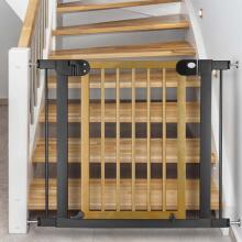 Black safety gate barrier Nukido 718200