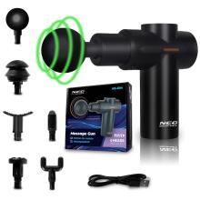Body massage gun massager 6 attachments NS-504 Neo-sport black