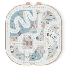 Toy container and mat NK-408 Nukido - gray