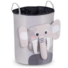 Nukido Toy Basket - Gray Elephant