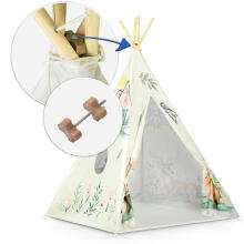 Nukido Tipi telts bērniem - Bežs