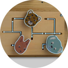 Wooden sensory board NK-859 Nukido