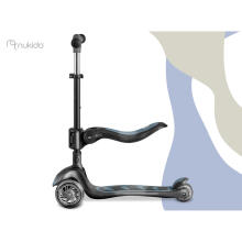 Three-Wheeled Balance Scooter for Kids Nukido Flippo - Black