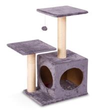 Cat Scratcher 71 cm DR-263 Pethaus with Mouse Dark Gray