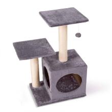 Cat Scratcher 71 cm DR-263 Pethaus with Mouse Dark Gray