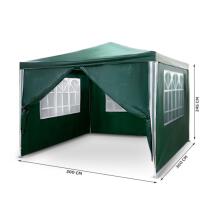 Зеленый садовый павильон 3x3м 4935