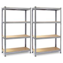 Metal storage shelf set of 2 pcs 150 x 75 x 30 cm Plonos PL-700