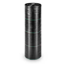 Garden agro cloth 1.6 m x 50 m 70 g/m2 + 50 stakes Plonos - black