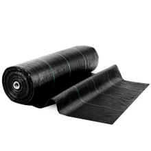 Garden agro cloth 1.6 m x 50 m 90 g/m2 + 50 stakes Plonos - black