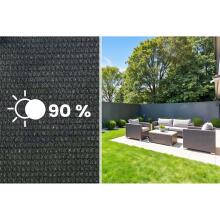 Shading net 1.2x50m 140g/m2 + 50 clamps gray