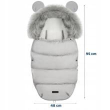 Ricokids Elmi Winter Footmuff Art.271126  Grey Sleeping bag for stroller