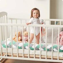 Ricokids Crib Wrap 3m - Mint and Gray